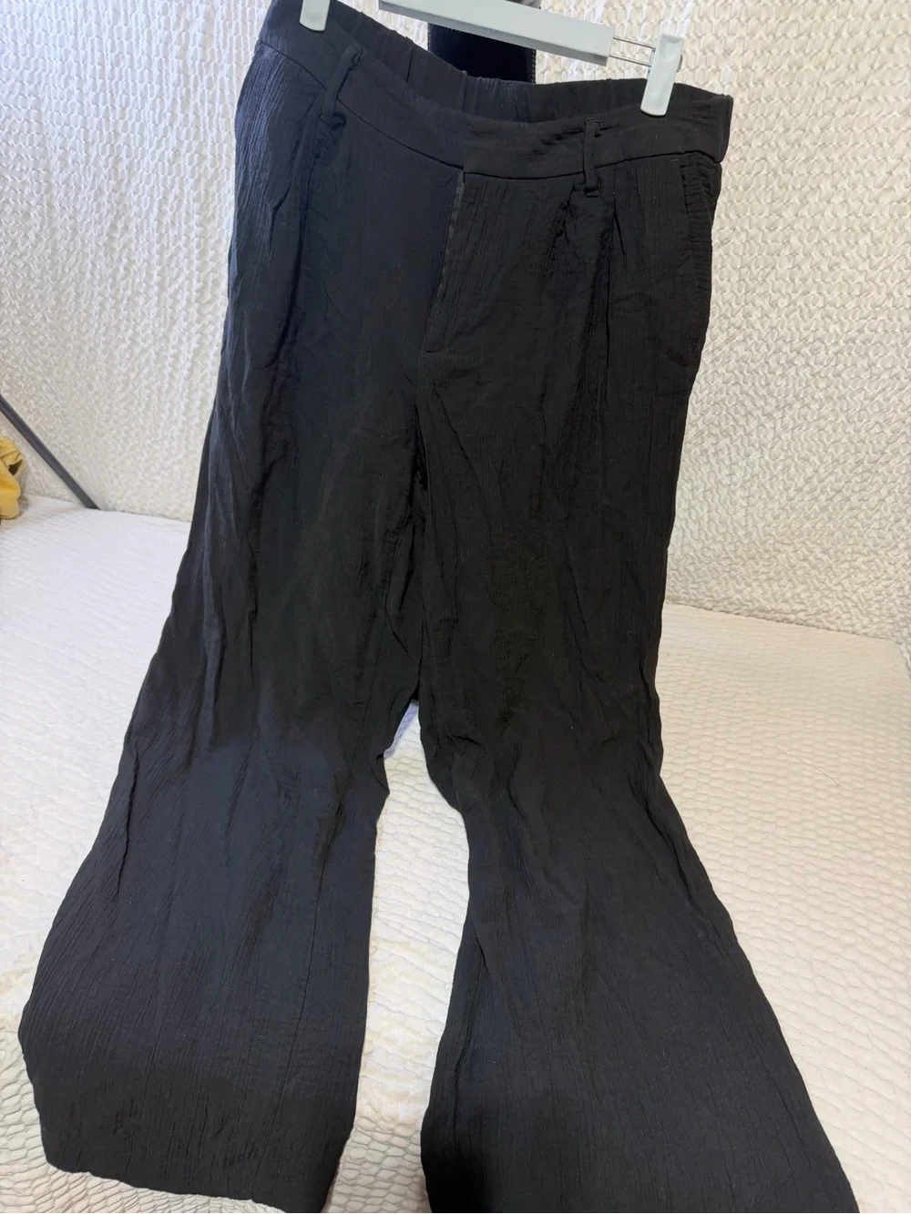 a new day Black Wide-Leg Dress Pants
